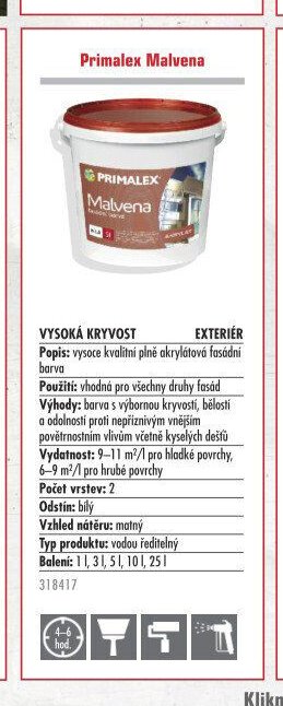 Primalex Malvena - UNI HOBBY akcniletaky.com