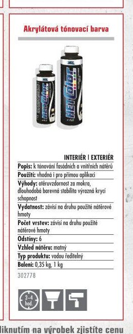 Akrylátová tónovací barva - UNI HOBBY akcniletaky.com