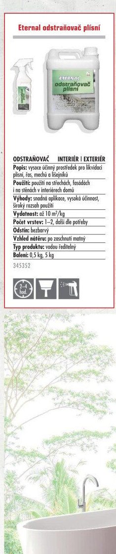 Eternal odstraňovač plísní - UNI HOBBY akcniletaky.com