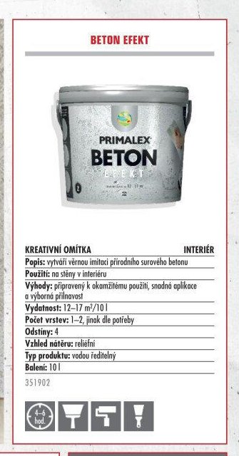 Primalex Beton Efekt - UNI HOBBY akcniletaky.com