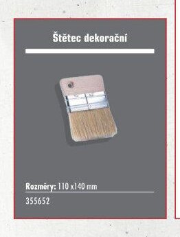 Štětec dekorační - UNI HOBBY akcniletaky.com