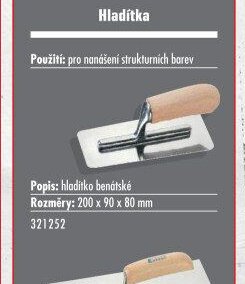 Hladítko benátské - UNI HOBBY akcniletaky.com