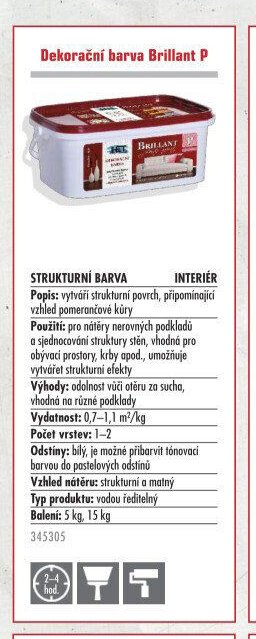 Dekorační barva Brillant P - UNI HOBBY akcniletaky.com