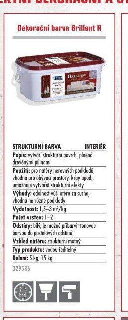 Dekorační barva Brillant R - UNI HOBBY akcniletaky.com