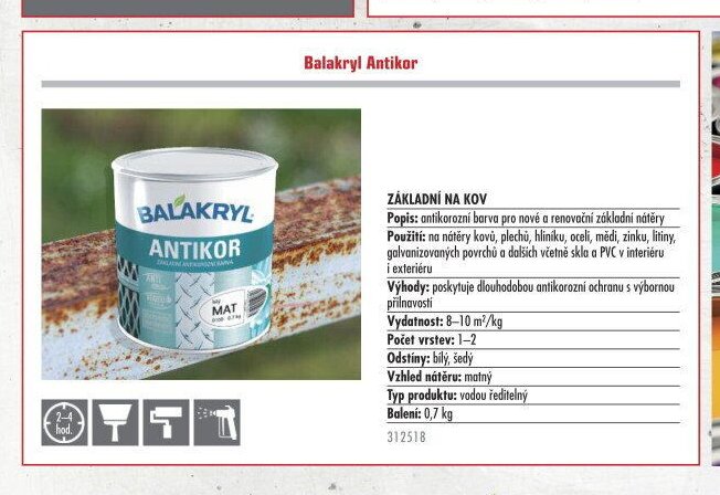 Balakryl Antikor - UNI HOBBY akcniletaky.com