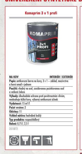 Komaprim 3 v 1 profi - UNI HOBBY akcniletaky.com