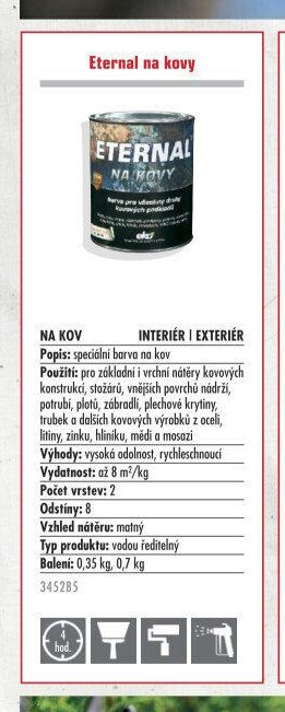 Eternal na kovy - UNI HOBBY akcniletaky.com