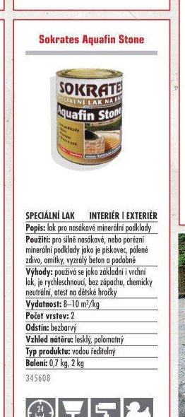 Sokrates Aquafin Stone - UNI HOBBY akcniletaky.com