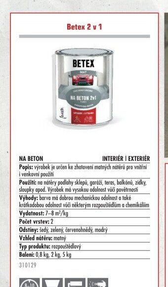 Betex 2 v 1 - UNI HOBBY akcniletaky.com