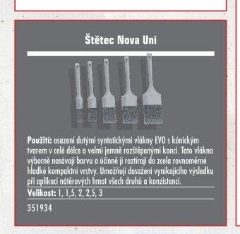 Štětec Nova Uni - UNI HOBBY akcniletaky.com