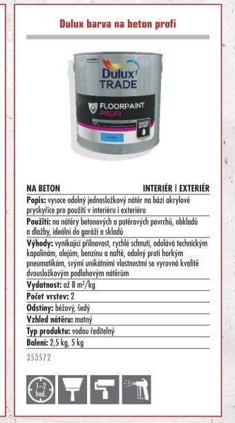 Dulux barva na beton profi - UNI HOBBY akcniletaky.com
