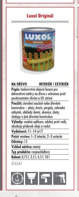 Luxol Originál - UNI HOBBY akcniletaky.com