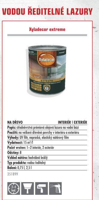 Xyladecor extreme - UNI HOBBY akcniletaky.com