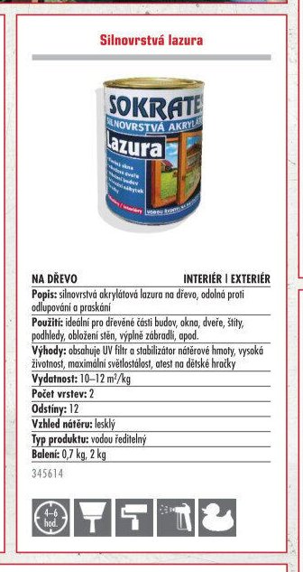 Silnovrstvá lazura - UNI HOBBY akcniletaky.com