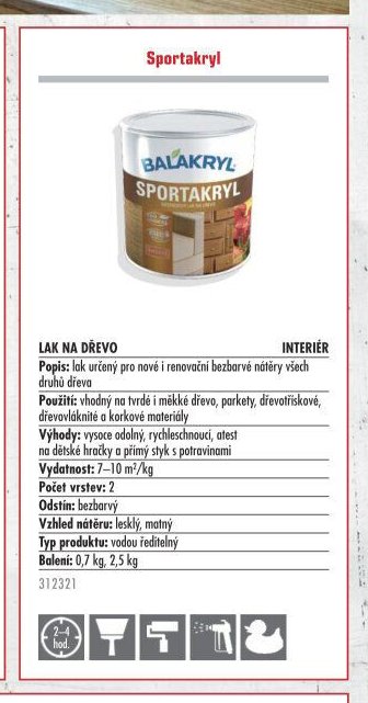 Sportakryl - UNI HOBBY akcniletaky.com