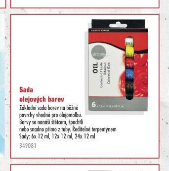 Sada olejových barev - UNI HOBBY akcniletaky.com