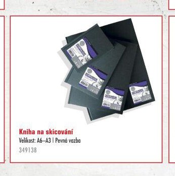 Kniha na skicování - UNI HOBBY akcniletaky.com