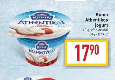 Kunín Athentikos jogurt