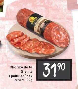 Chorizo de la Sierra z pultu lahůdek