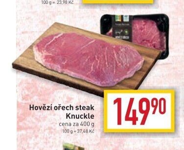 Hovězí ořech steak Knuckle
