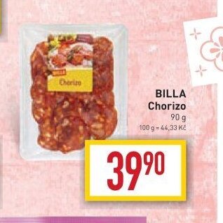 BILLA Chorizo