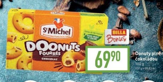 Donuty plněné čokoládou