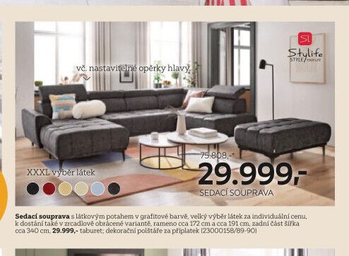 Sedací souprava (Stylife)