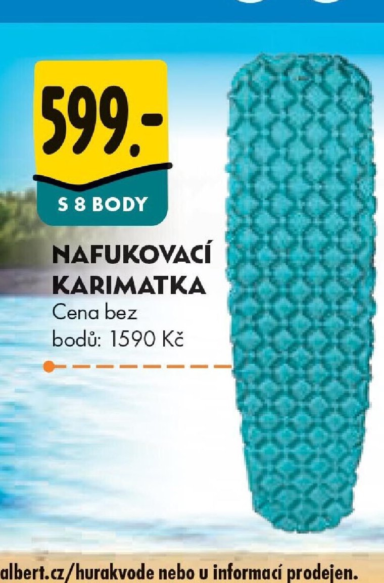 Nafukovací karimatka Yate