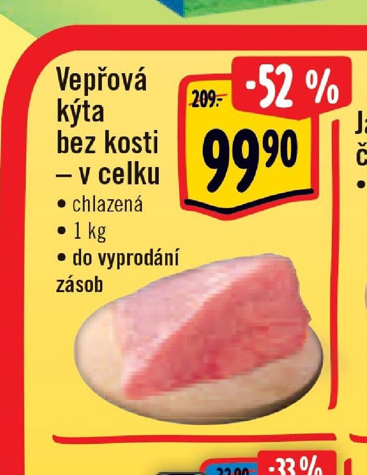 Vepřová kýta bez kosti