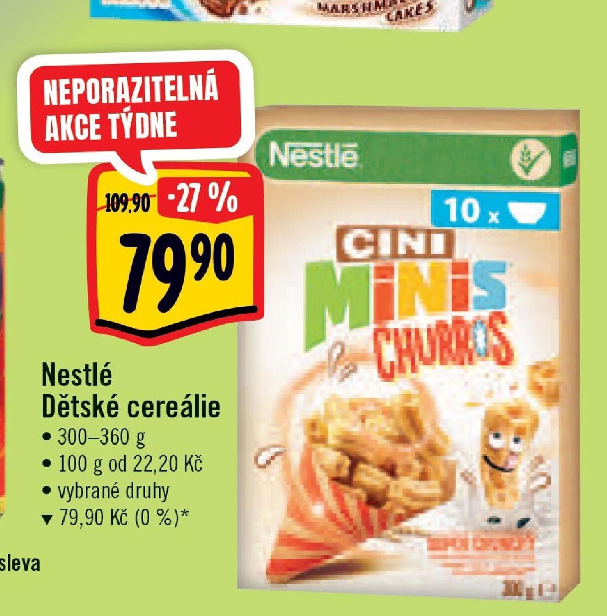 Nestlé Dětské cereálie