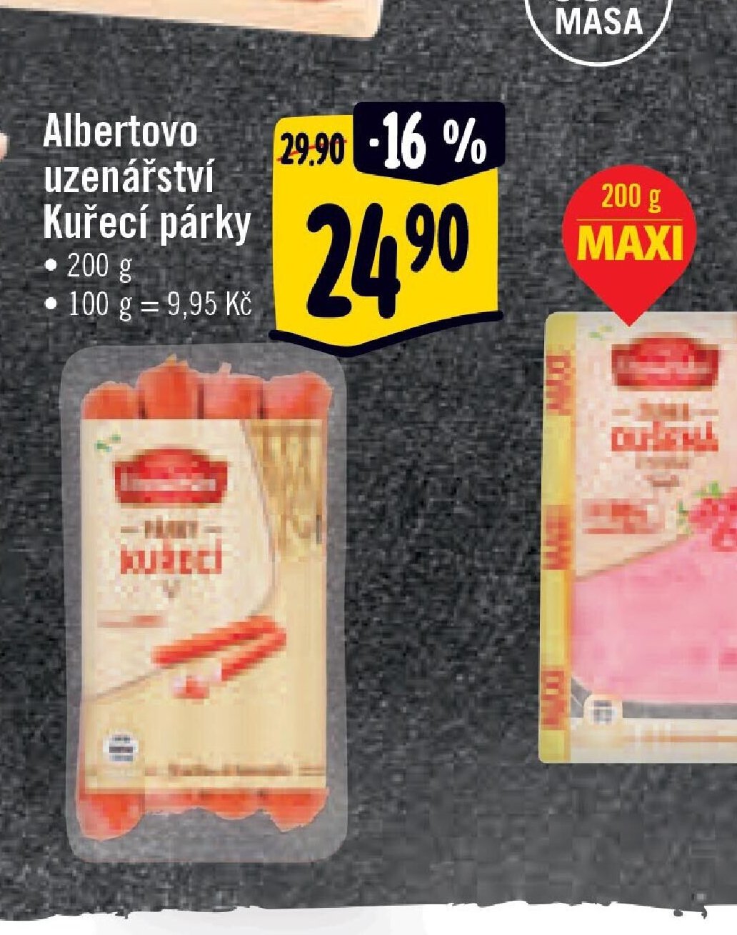 Albertovo uzenářství Kuřecí párky