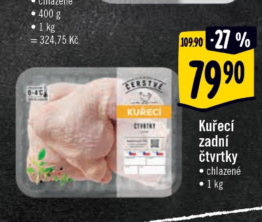 Kuřecí zadní čtvrtky