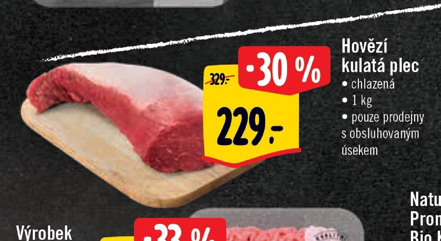 Hovězí kulatá plec