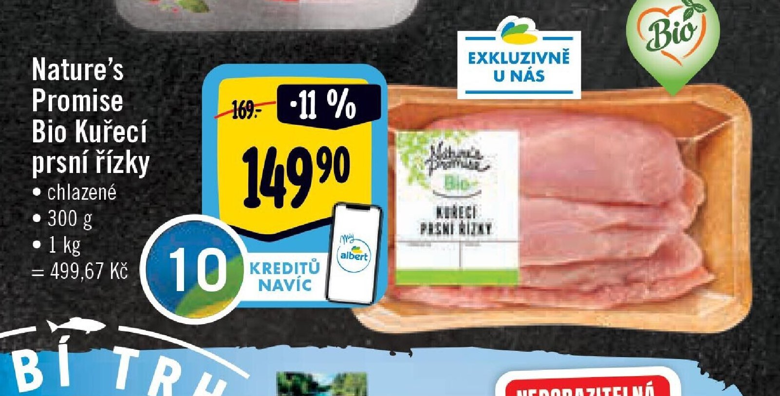 Nature's Promise Bio Kuřecí prsní řízky