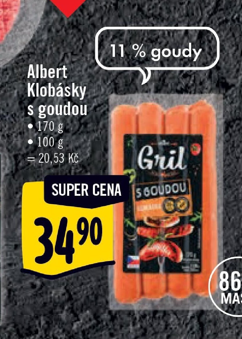 Albert Klobásky s goudou