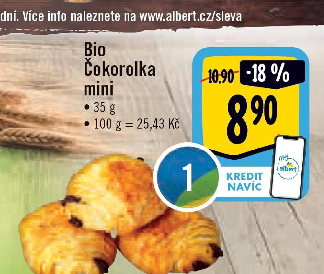Bio Čokorolka mini