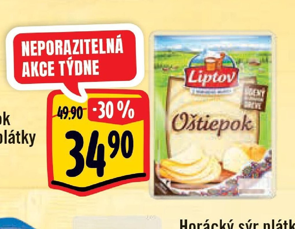 Oštiepok uzený plátky