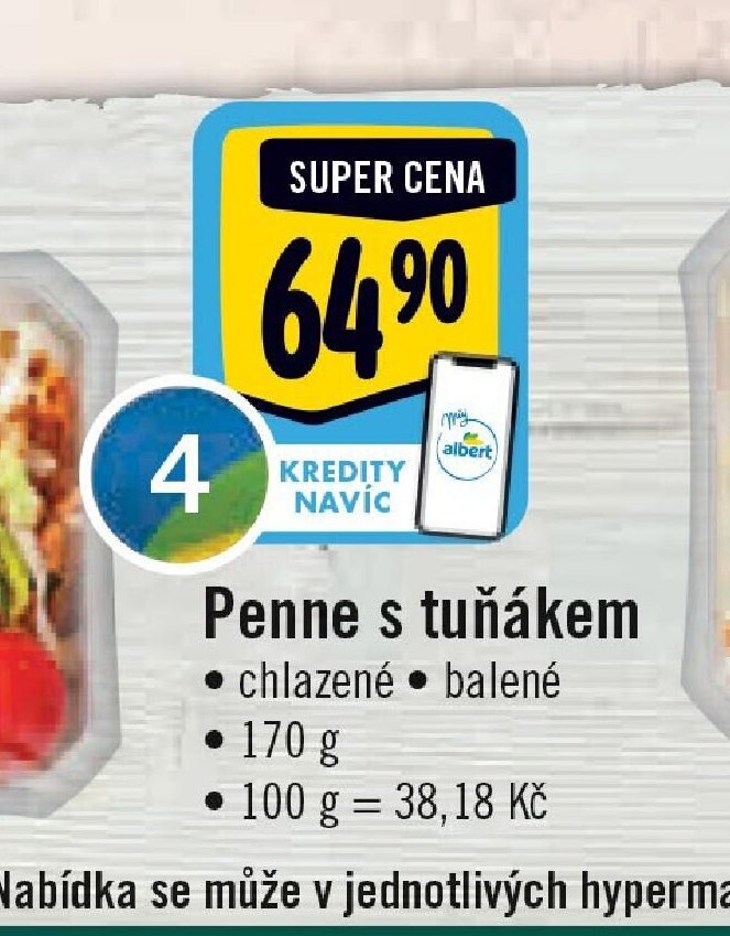 Penne s tuňákem