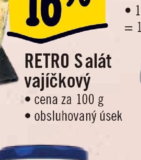 RETRO Salát vajíčkový