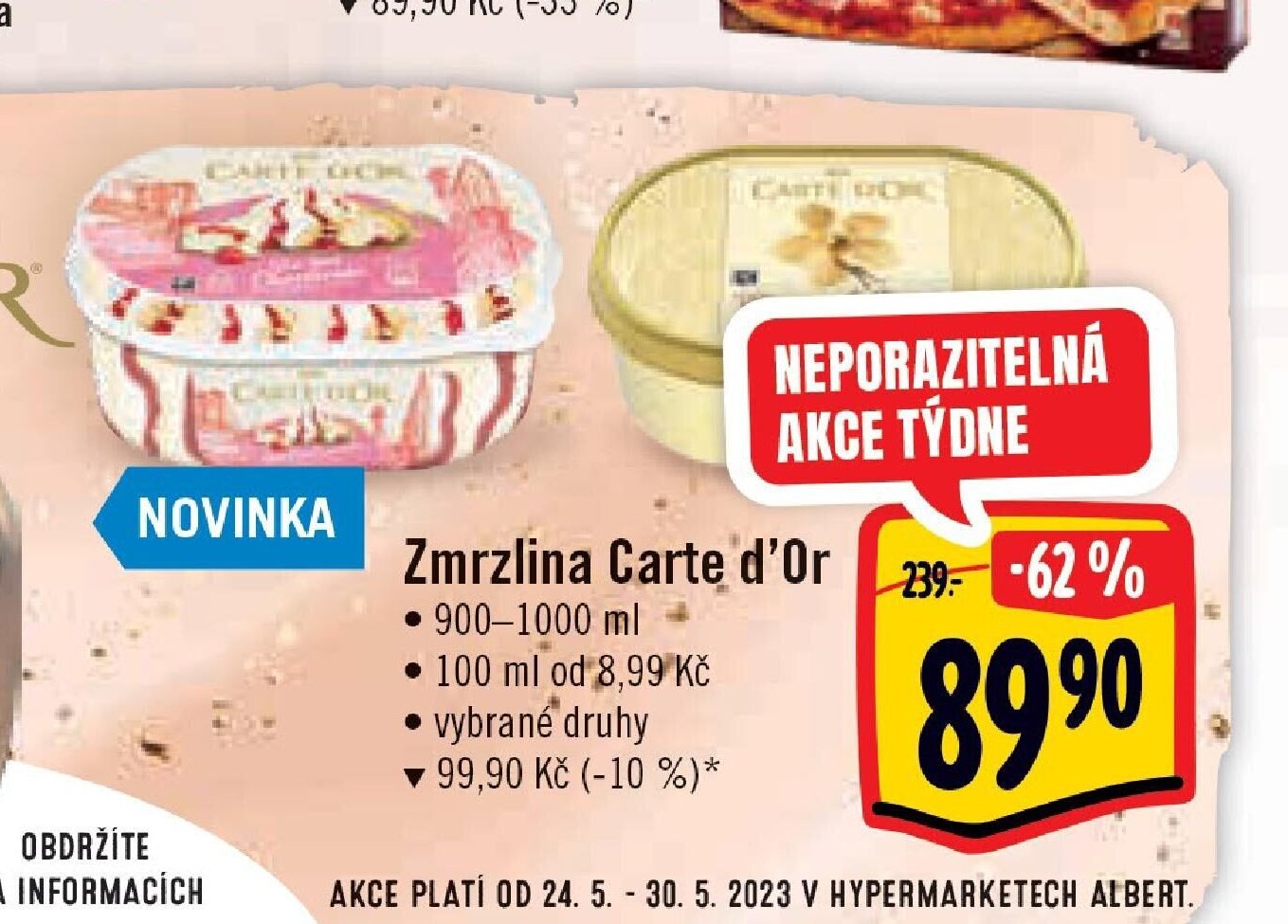 Zmrzlina Carte d'Or