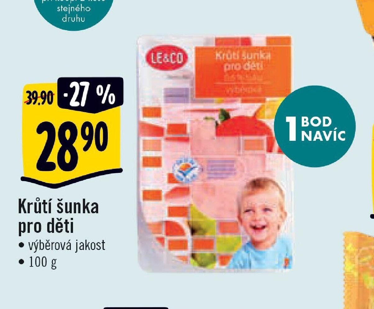 Krůtí šunka pro děti