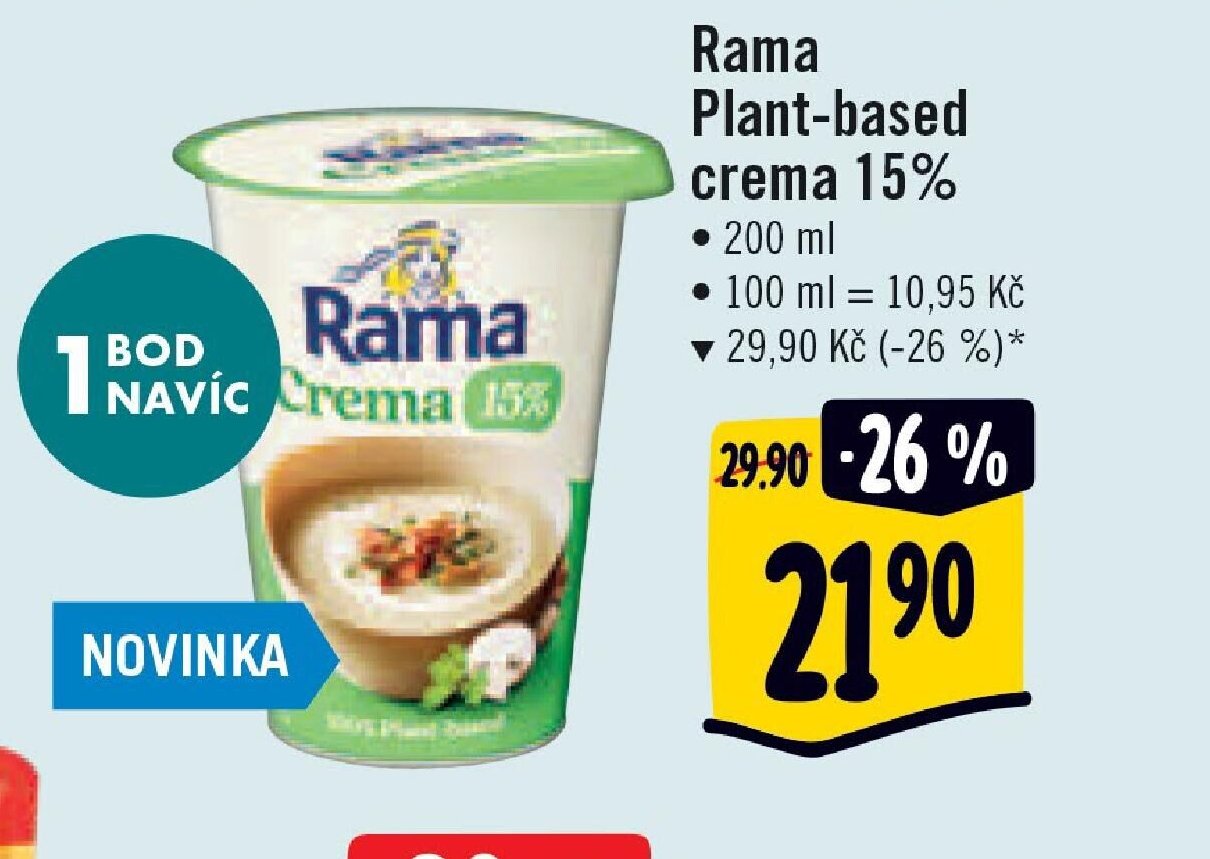 Rama Plant-based crema 15%