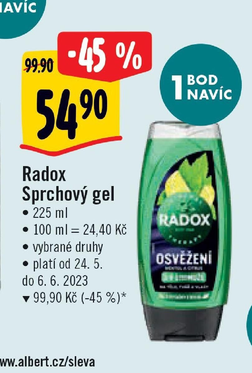 Radox Sprchový gel