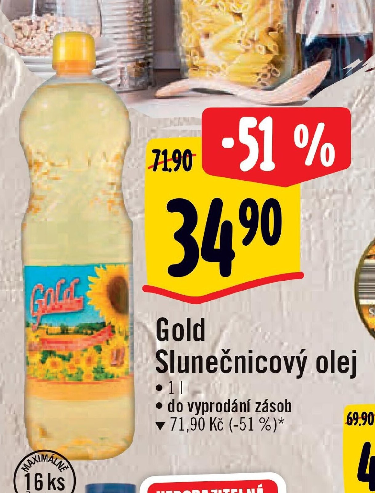 Gold Slunečnicový olej