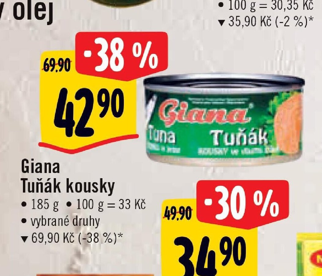 Giana Tuňák kousky
