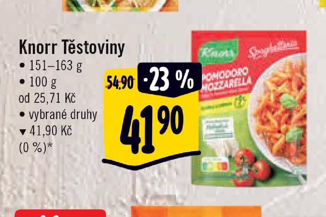 Knorr Těstoviny