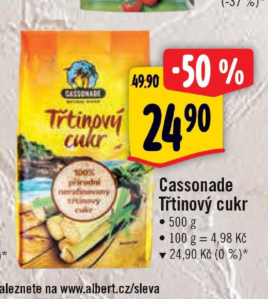 Cassonade Třtinový cukr