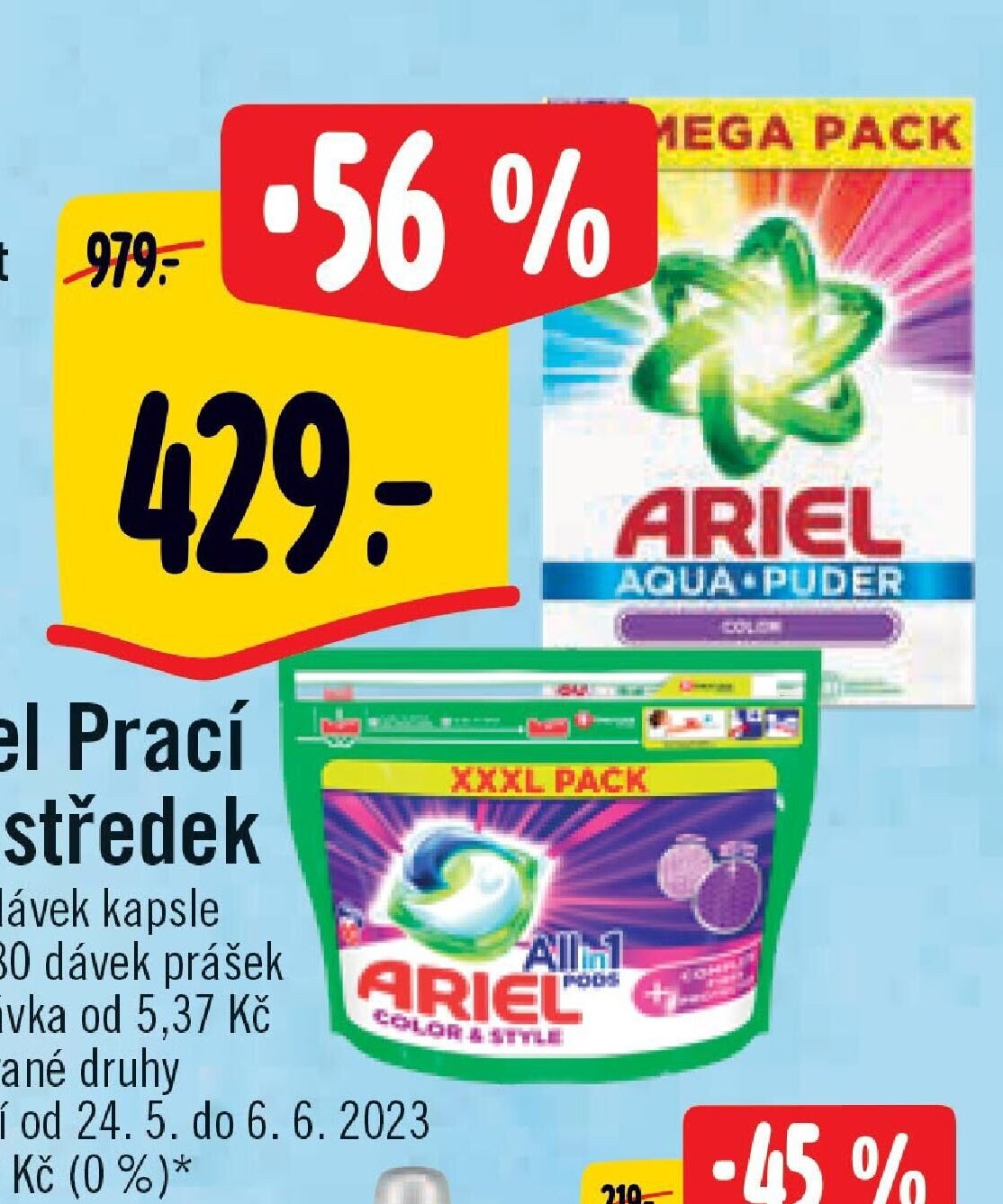 Ariel Prací prostředek