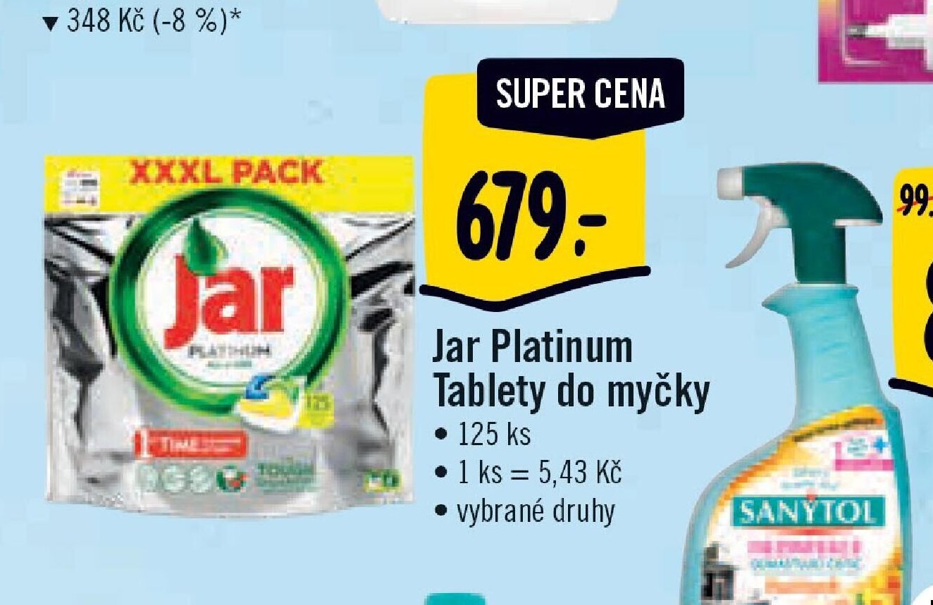 Jar Platinum Tablety do myčky