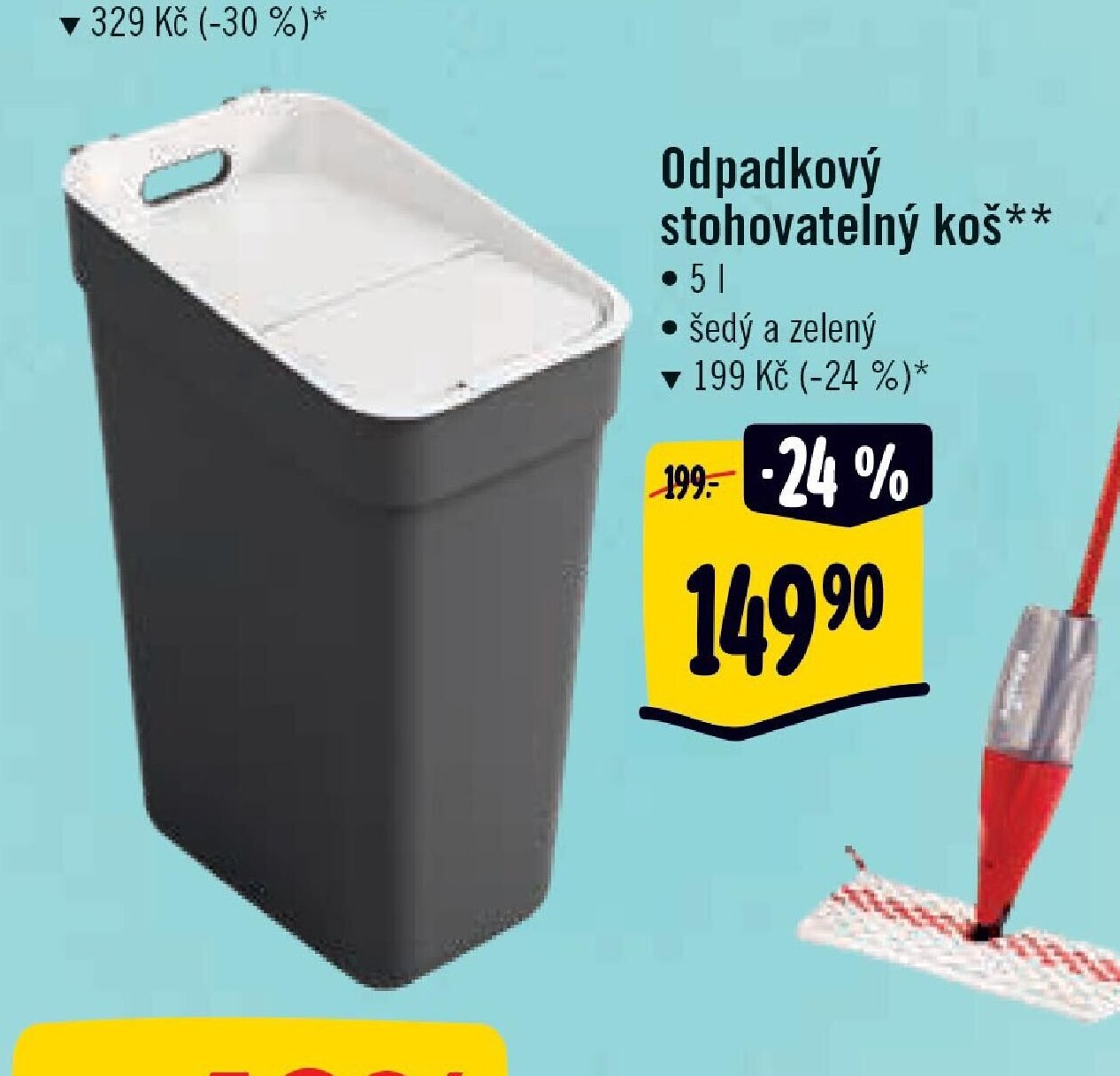 Odpadkový stohovatelný koš